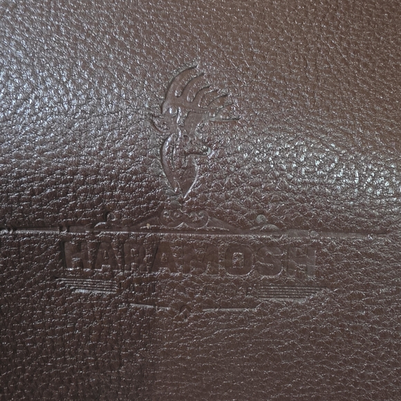 Brown Leather Insolated Wine Tote - Picture 4 of 8